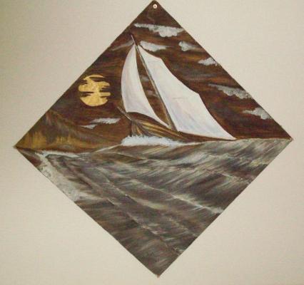 Segelboot in Braun - Ronny Schleinig - Array auf Array - Array - Array Segelboot in Braun - Ronny Schleinig - Array auf Array - Array - Array