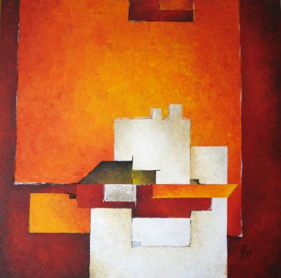 Red City Nr. 5 - Klaus Dörfler - Array auf Array - Array - Array Red City Nr. 5 - Klaus Dörfler - Array auf Array - Array - Array