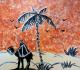 Der Beduine - marion kapur - Acryl auf Leinwand - Bäume-Wüste - Gegenständlich Der Beduine - marion kapur - Acryl auf Leinwand - Bäume-Wüste - Gegenständlich