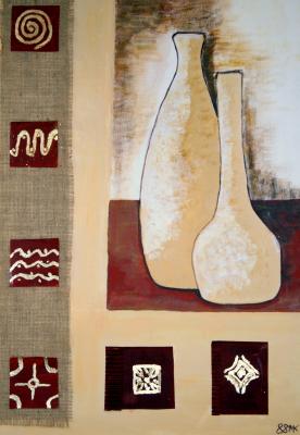 Vasen und Sisal Motive - marion kapur - Array auf Array - Array - Array Vasen und Sisal Motive - marion kapur - Array auf Array - Array - Array