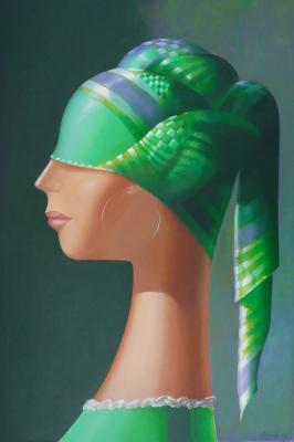 Mädchen mit Turban - Dimitri Vojnov - Array auf Array - Array - Array Mädchen mit Turban - Dimitri Vojnov - Array auf Array - Array - Array