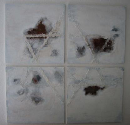 4-teiliges abstraktes Bild - julsohn - Array auf Array - Array - 4-teiliges abstraktes Bild - julsohn - Array auf Array - Array -