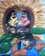 Sunflower of Love - Peter Mach - Acryl auf Leinwand - Portrait - Klassisch Sunflower of Love - Peter Mach - Acryl auf Leinwand - Portrait - Klassisch