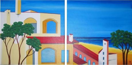 Südliches Flair; zweigeteilt - Karin Fricke - Array auf - Array - Südliches Flair; zweigeteilt - Karin Fricke - Array auf - Array -