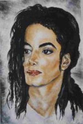 Michael Jackson Portrait - Andrea Plank - auf - Array - Michael Jackson Portrait - Andrea Plank - auf - Array -