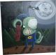 Alien und Voodoopuppe - EMBE - Acryl auf Leinwand - Sonstiges - Alien und Voodoopuppe - EMBE - Acryl auf Leinwand - Sonstiges -