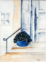 blaue haustür, Eva Görlich,2002 - Eva Goerlich - Array auf Array - Array - 