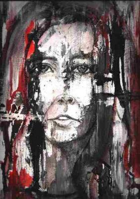 Portrait rouge-noir (2002) Helmut Herzog - Helmut Herzog - Array auf Array - Array - 