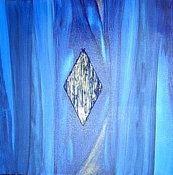 Blau/Gold (2003) Monika Hartz - Monika Hartz - Array auf Array - Array - 