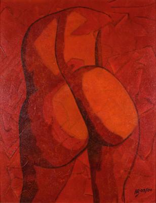 Rückenakt in Rot - Hans Batschauer - Array auf Array - Array - Array Rückenakt in Rot - Hans Batschauer - Array auf Array - Array - Array