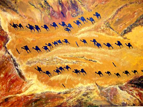 Karawane der Dromedare - Fritz Mährle - Array auf Array - Array - Array Karawane der Dromedare - Fritz Mährle - Array auf Array - Array - Array