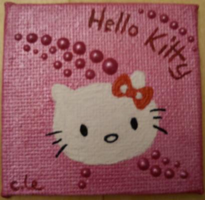 -ein kleines kunstwerk-hello kitty - c. lemke - auf - - -ein kleines kunstwerk-hello kitty - c. lemke - auf - -