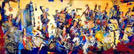 Ölgemälde zu G. F. Händel (Oper in Halle/Saale) - Karl-Heinz Köhler - Array auf Array - Array - Ölgemälde zu G. F. Händel (Oper in Halle/Saale) - Karl-Heinz Köhler - Array auf Array - Array -