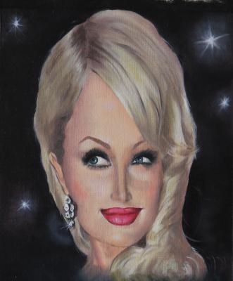 Paris Hilton Karikatur - Thomas Honermont - Array auf Array - Array - Paris Hilton Karikatur - Thomas Honermont - Array auf Array - Array -