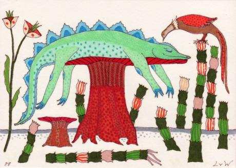 Aufgebahrtes Krokodil - Lischi v. Wulffen - Array auf - Array - Aufgebahrtes Krokodil - Lischi v. Wulffen - Array auf - Array -