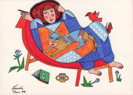 Im Liegestuhl - Lischi v. Wulffen - Array auf - Array - Im Liegestuhl - Lischi v. Wulffen - Array auf - Array -