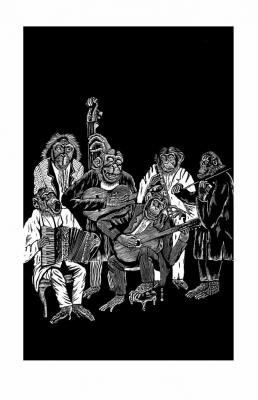 Affen Orchester - Erika Weigand - Array auf - Array - Affen Orchester - Erika Weigand - Array auf - Array -