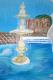 Arabischer Brunnen - marion kapur - Acryl auf Leinwand - - Gegenständlich Arabischer Brunnen - marion kapur - Acryl auf Leinwand - - Gegenständlich