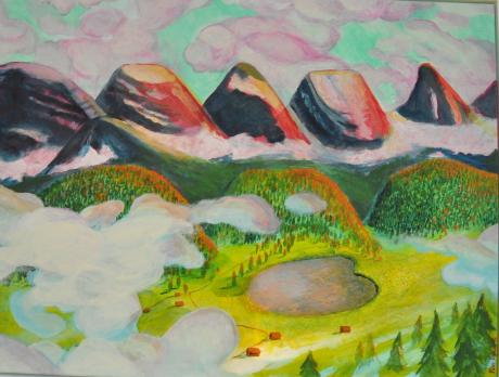 Gräppelensee mit Churfisten - Peter Traxler - Array auf Array - - Gräppelensee mit Churfisten - Peter Traxler - Array auf Array - -