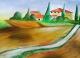 Toskana - Michael Keissner - Acryl auf Leinwand - Landschaft - Toskana - Michael Keissner - Acryl auf Leinwand - Landschaft -