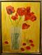 Mohnblume II - Aleksandra Schoenfeld - Acryl auf Leinwand - Mohn - Mohnblume II - Aleksandra Schoenfeld - Acryl auf Leinwand - Mohn -