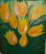 Tulpen uit Amsterdam II - Aleksandra Schoenfeld - Acryl auf Leinwand - Blumen - Tulpen uit Amsterdam II - Aleksandra Schoenfeld - Acryl auf Leinwand - Blumen -