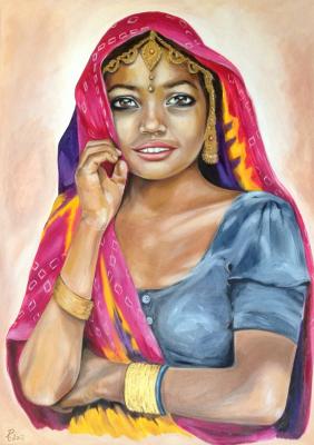 Indian Woman - Rebecca Tecla - Array auf Array - Array - Indian Woman - Rebecca Tecla - Array auf Array - Array -
