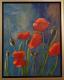 Mohnblume, Feld - Aleksandra Schoenfeld - Acryl auf Leinwand - Mohn - Mohnblume, Feld - Aleksandra Schoenfeld - Acryl auf Leinwand - Mohn -
