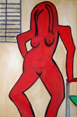 Rote Frau - Vilma Machado - Array auf Array - Array - Array Rote Frau - Vilma Machado - Array auf Array - Array - Array