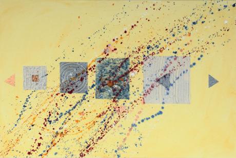 Wegspuren in gelb - Maritta Sorg - Array auf  - Array - Array