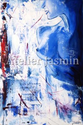 Akt in Blau - Jasmin Schlößer - Array auf Array - Array - Array