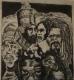 Rastafari - Pedda Muellberch - Kreide auf Papier - Musik-Religion-Menschen - Figuration-Symbolismus Rastafari - Pedda Muellberch - Kreide auf Papier - Musik-Religion-Menschen - Figuration-Symbolismus
