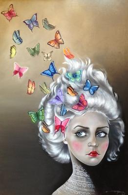 Butterflies in the thoughts - Rebecca Tecla - Array auf - - Array Butterflies in the thoughts - Rebecca Tecla - Array auf - - Array