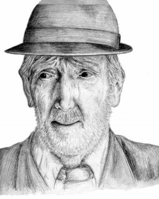 Alter Mann mit Hut - Nicole Zeug - Array auf - Array - Alter Mann mit Hut - Nicole Zeug - Array auf - Array -