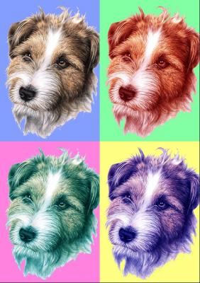 PopArt Terrier - Nicole Zeug - Array auf - Array - PopArt Terrier - Nicole Zeug - Array auf - Array -