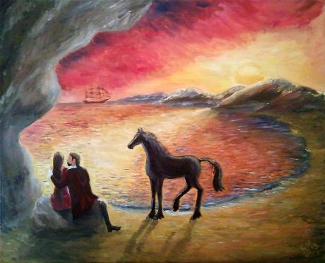 Abend am Meer - Carola Mayer - auf - Array - Abend am Meer - Carola Mayer - auf - Array -