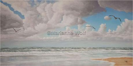 Wolken überm Meer - Marianne Wolf - Array auf Array - Array - Array