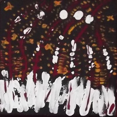 Glühwürmchen im Sternenfeld - Inken Stampa - Array auf - - Glühwürmchen im Sternenfeld - Inken Stampa - Array auf - -