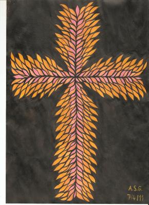 Flammenkreuz - Annegret Sigrid Gick - Array auf Array - Array - Array Flammenkreuz - Annegret Sigrid Gick - Array auf Array - Array - Array