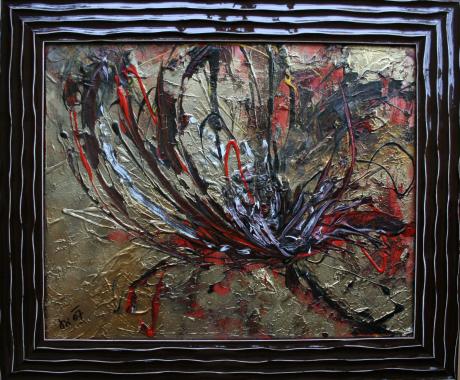 Blume der Erkenntnis (gerahmt) - Helene + Mario Wohlfahrt - Array auf Array - Array - Array