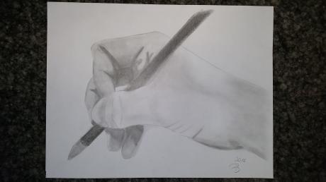 Hand beim Zeichen - Patrick Droste - Array auf Array - Array - Array Hand beim Zeichen - Patrick Droste - Array auf Array - Array - Array