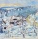 Wutöschingen im Winter - Josef Heinzler - Thomas Knab - Ãl auf Leinwand - Reisen-Bäume-Schnee-Wald-Winter - Impressionismus Wutöschingen im Winter - Josef Heinzler - Thomas Knab - Ãl auf Leinwand - Reisen-Bäume-Schnee-Wald-Winter - Impressionismus