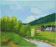 Menzenschwander Tal im Frühling - Josef Heinzler - Thomas Knab - Ãl auf Leinwand - Reisen-Bäume-Himmel-Bach-Wald-Wiese-Wolken-Frühling - Impressionismus Menzenschwander Tal im Frühling - Josef Heinzler - Thomas Knab - Ãl auf Leinwand - Reisen-Bäume-Himmel-Bach-Wald-Wiese-Wolken-Frühling - Impressionismus