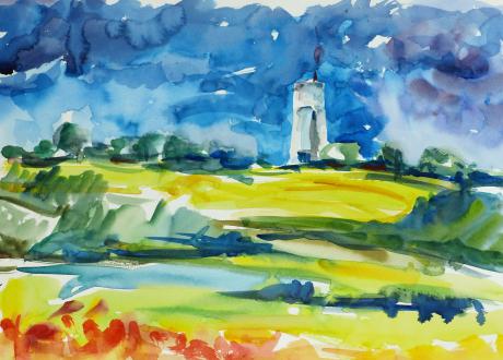 Blick zum Petrisberg (Trier) - Wolfgang Wähnelt - Array auf Array - Array - Array Blick zum Petrisberg (Trier) - Wolfgang Wähnelt - Array auf Array - Array - Array