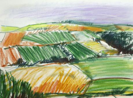 In den Weinbergen bei Trier II - Wolfgang Wähnelt - Array auf Array - Array - Array In den Weinbergen bei Trier II - Wolfgang Wähnelt - Array auf Array - Array - Array