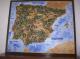 ---3d-Reliefbild Handmodelliert \Spanien/Portugal - Ottmar Gebhardt - Reliefs auf  - Landwirtschaft-Reisen-Berge-KÃ¼ste-Meer-See-Wald-WÃ¼ste - 