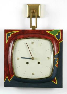 Uhr, Gehäuse und Zeiger abstrakt bemalt - holger hertwig - Array auf Array - Array - Array Uhr, Gehäuse und Zeiger abstrakt bemalt - holger hertwig - Array auf Array - Array - Array